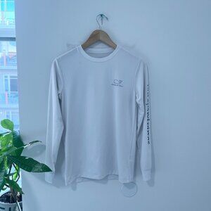 Vineyard Vines Boy's White Whale Logo Performance Long Sleeve Top Size Large